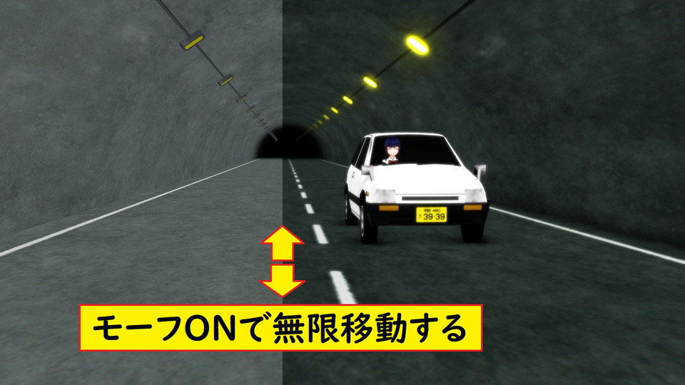 流れる適当トンネル