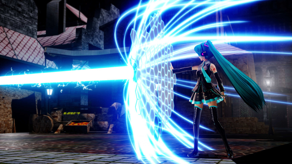 「防御魔法」（六角形のシールド）