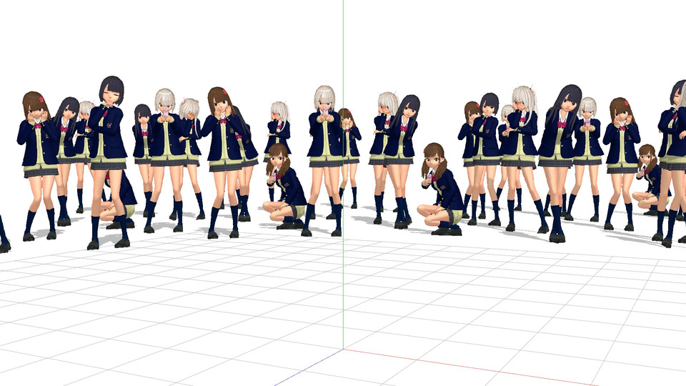 囲みモブ　ノーマルマップ付き