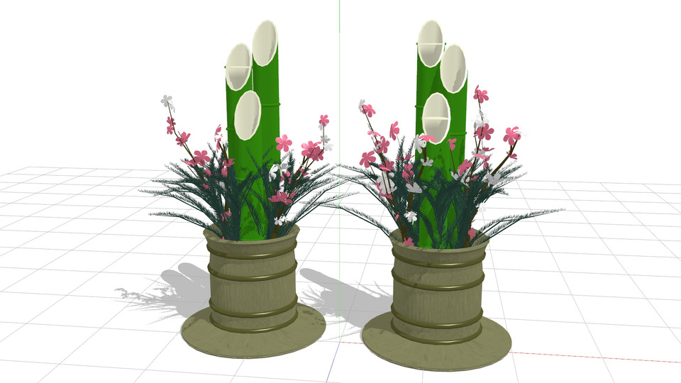 門松（重量級）MMDモデル