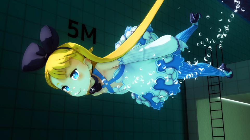 当たり判定付き泡パーティクル