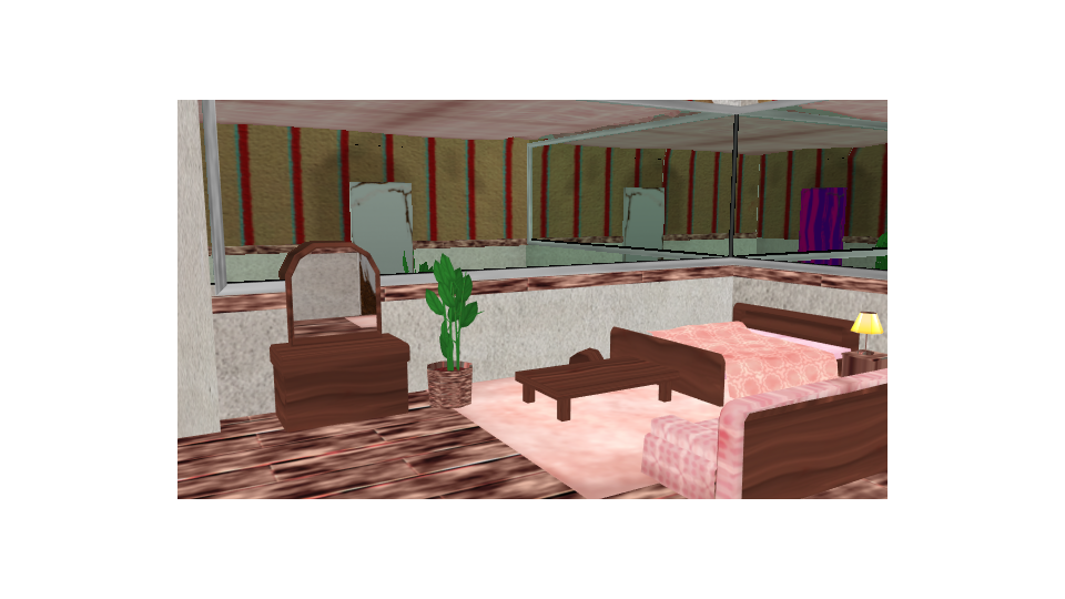 配布用国道沿いのお城みたいな鏡のある部屋