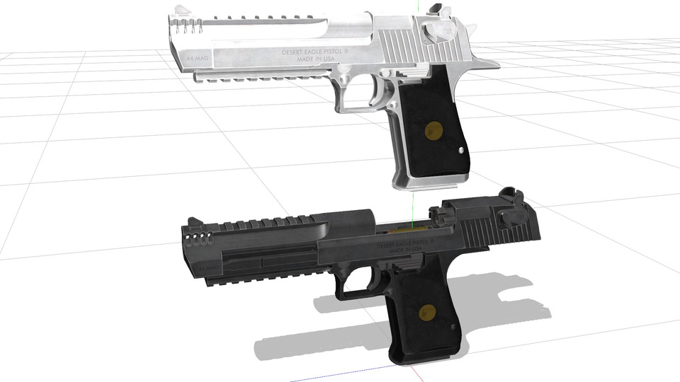 デザートイーグルMMDモデル