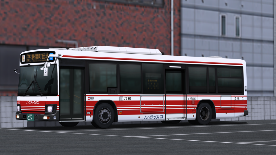 立川バス いすゞエルガ(LV290N)