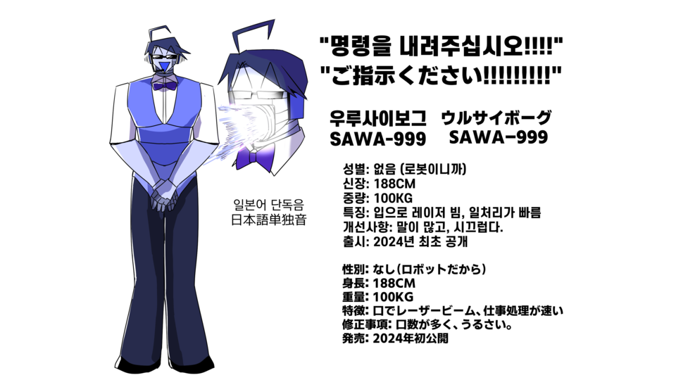 【UTAU音源】 SAWA-999 (JP CV)