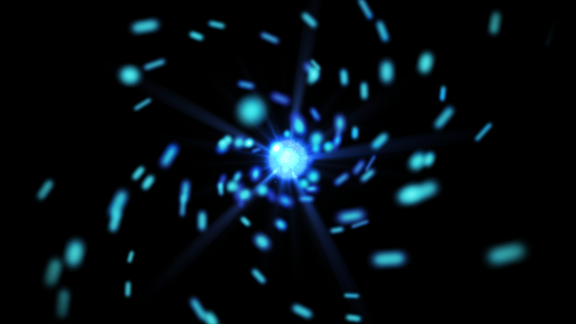 かめはめ波っぽいエフェクト（溜め）