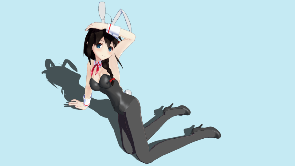 ぽんぷ長式時雨改二改変＿バニー