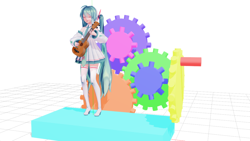 からくり人形ステージ