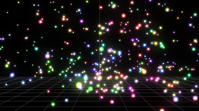 七色発光パーティクル