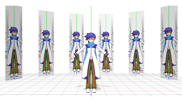 円形配置スクリーン