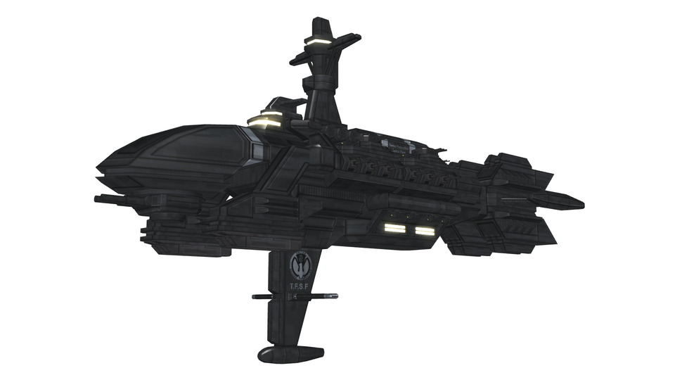 装甲巡洋艦アテナ（リデザイン）MMDモデル