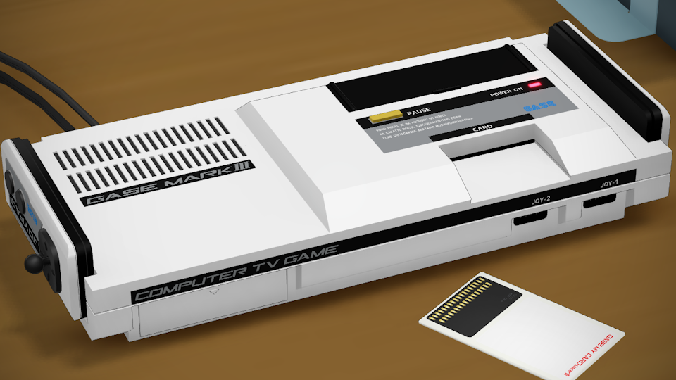 若干古いゲーム機（GASE MARKIII）