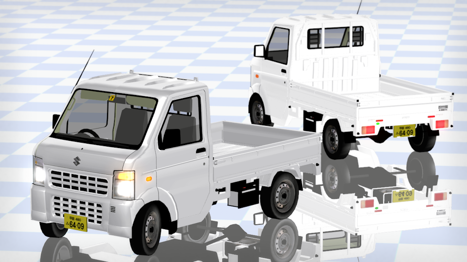 CARRYっぽい軽トラ_ver.0.9