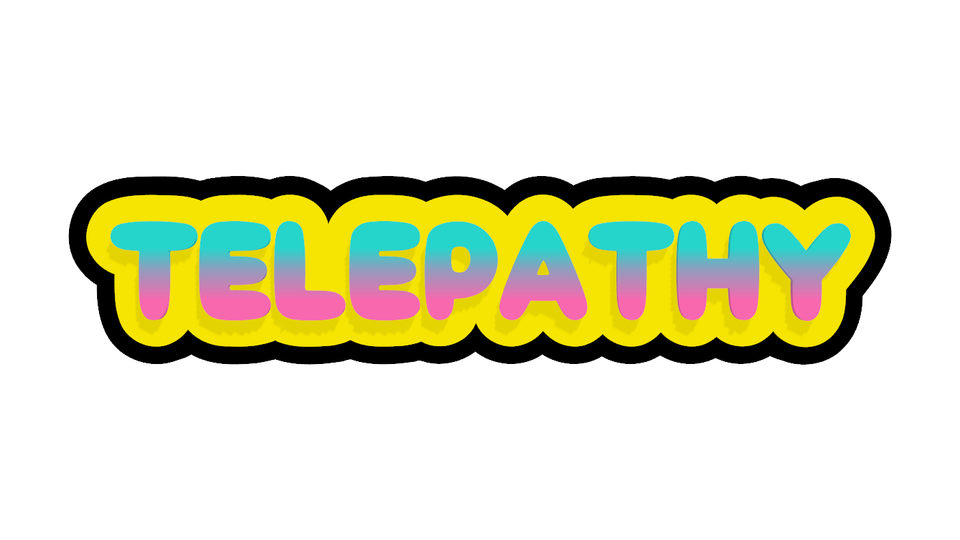 「TELEPATHY」ロゴ (PMXファイル)