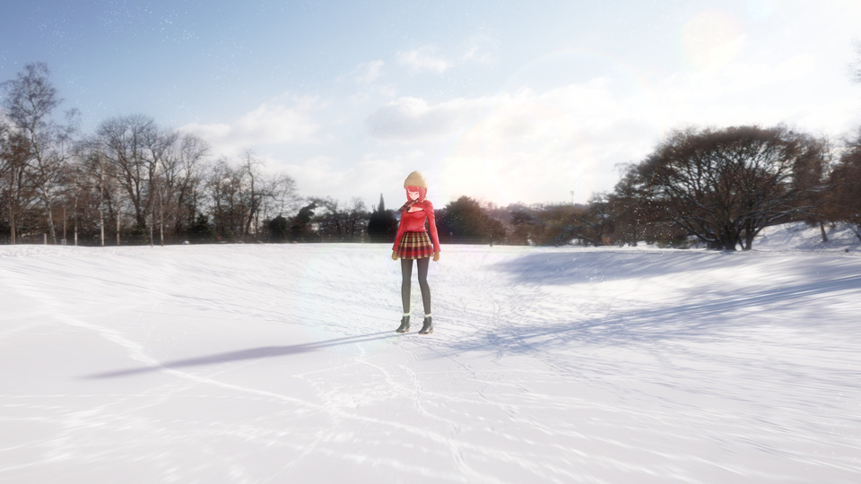 【MMDステージ】SnowyField_8K