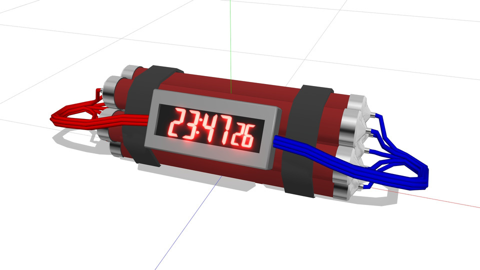 時限爆弾MMDモデル