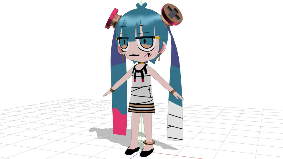 不死身ミクMMDモデル