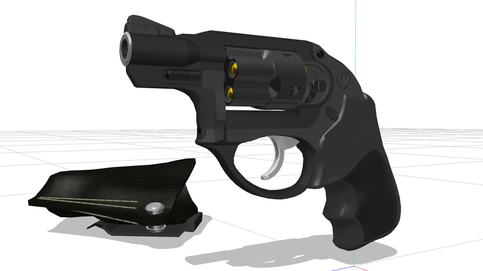 ルガーLCR MMDモデル