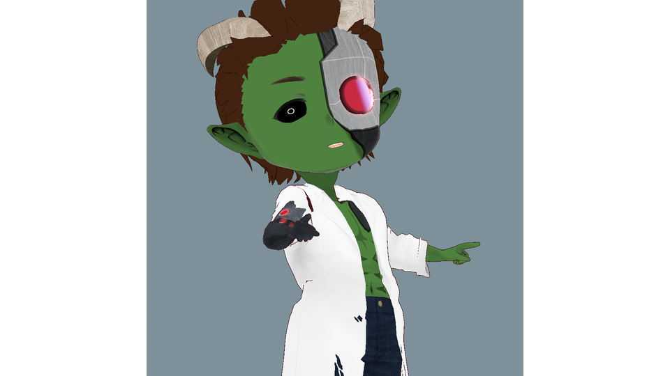 [MMD model/MCYT] Docm77_chibi - BowlRoll