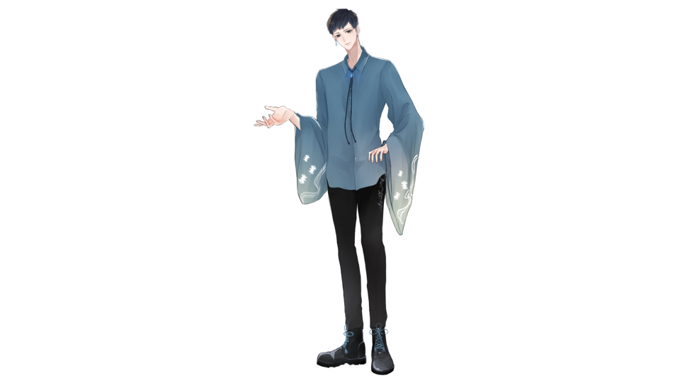 月歌雫雅 -弓張月- 立ち絵2