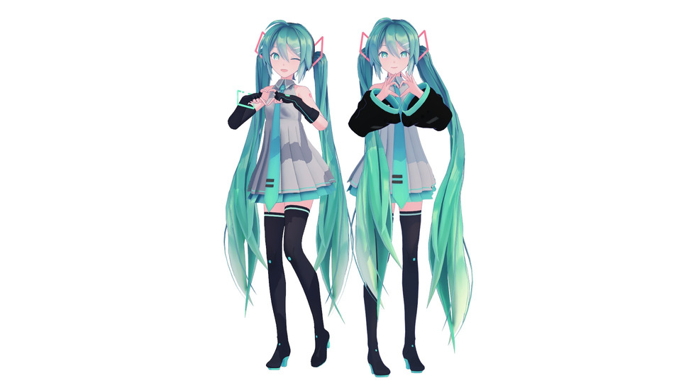Sour式改変_デフォ服風初音ミク