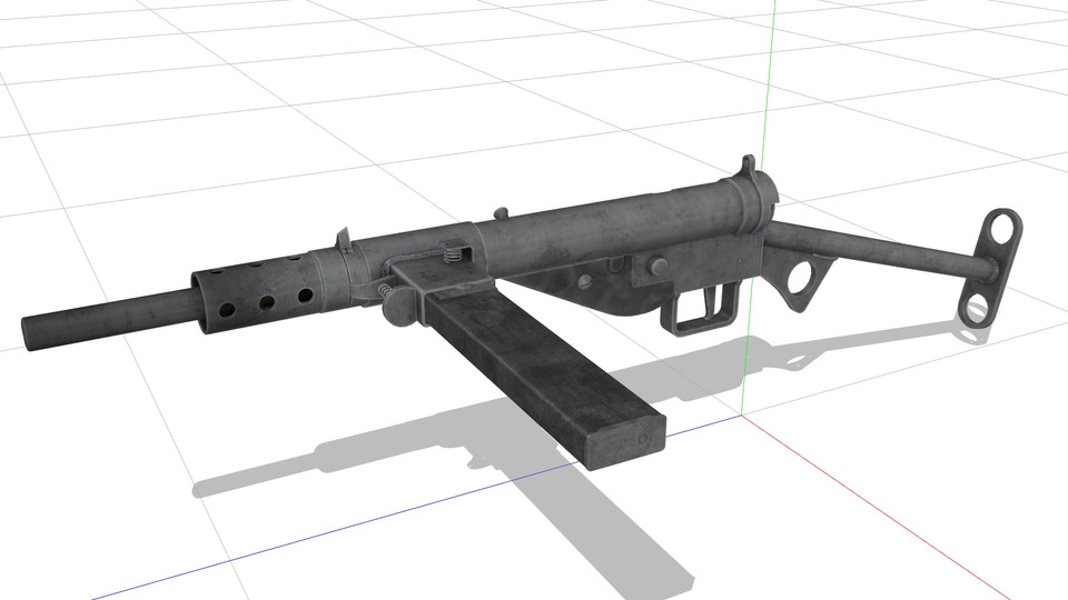 ステンMk2 MMDモデル