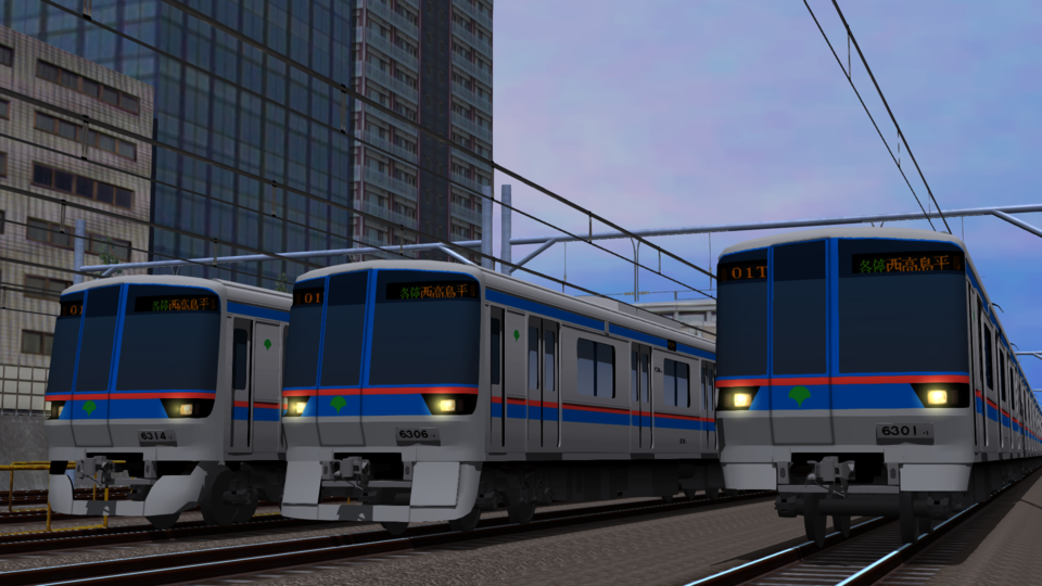 【RailSim】都営三田線6300形