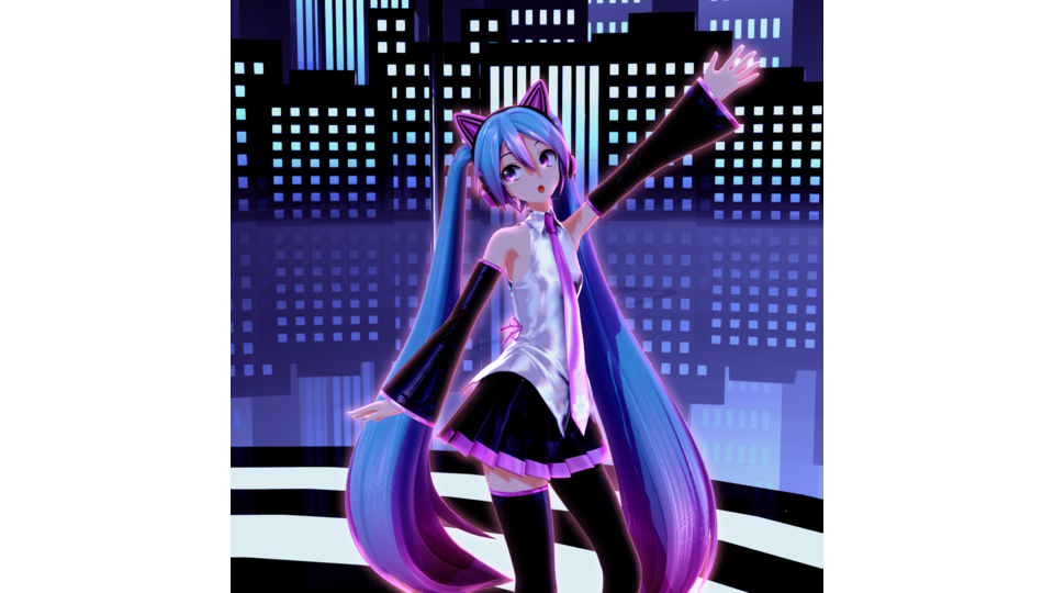 YYB Edit Happy Cat Miku - BowlRoll