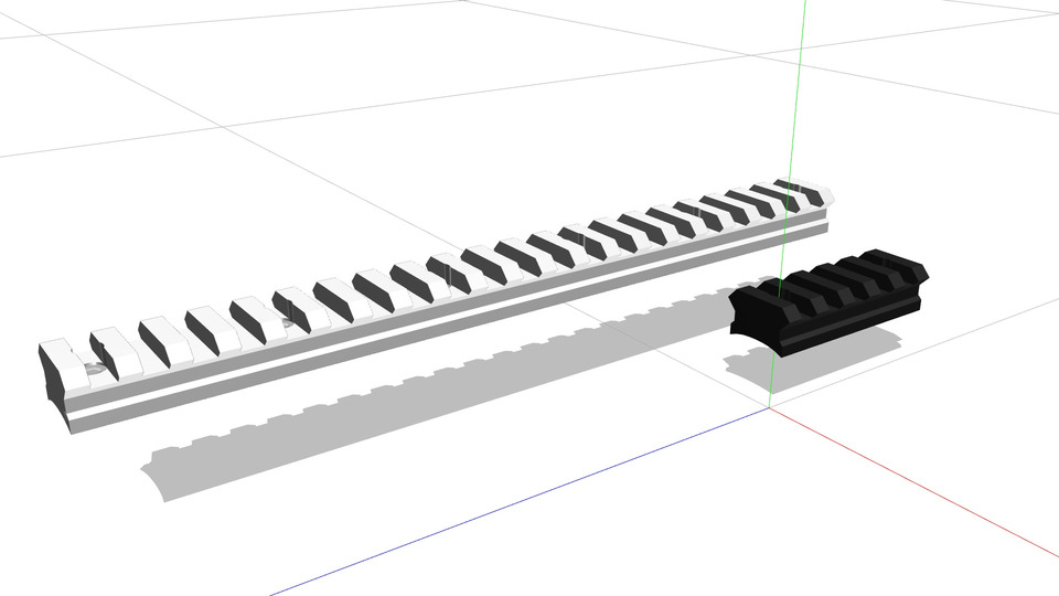 ピカティニーレールMMDモデル