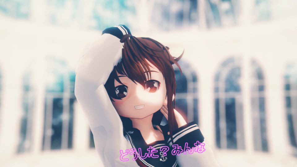 駆逐艦・電　二次創作MMDモデル