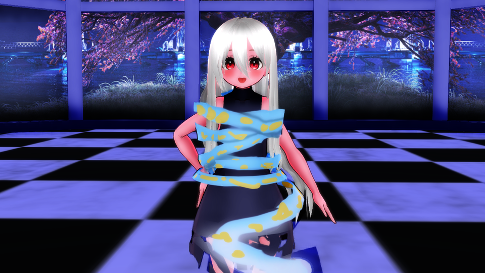 VRoid製 ユイマン・浅間 MMDモデル
