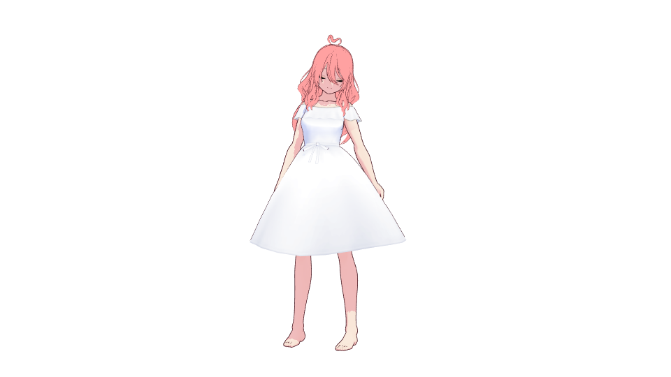 めいび（Maybe）MMDモデル