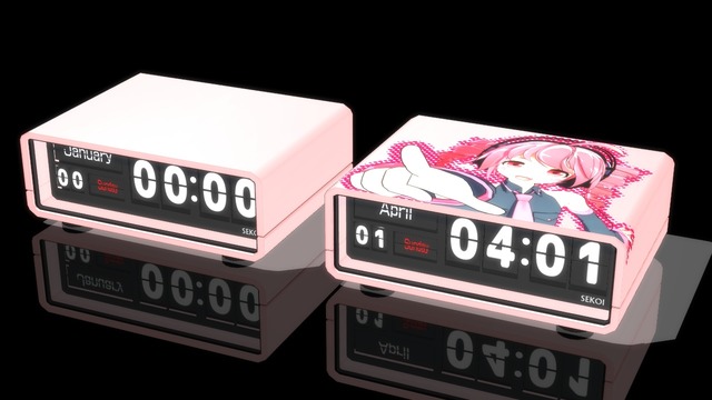 ぱたぱた時計