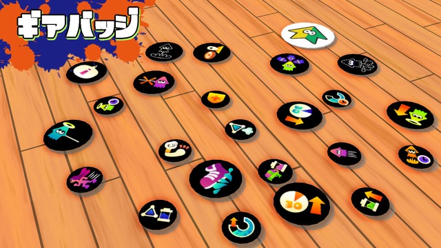 【ＭＭＤスプラトゥーン】ギアバッジ