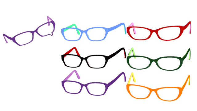 セルフレーム眼鏡