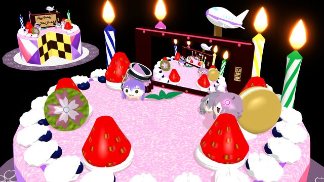 結月ゆかり誕生祭2015記念ケーキ