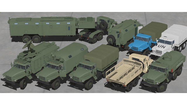 U-4320軍用トラックセット