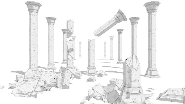 破片演出セット‗拡張パック‗ローマ建築っぽいの