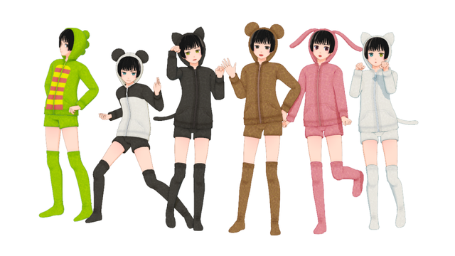 ゆきもふ式日本(アニマル衣装)ver.1.00