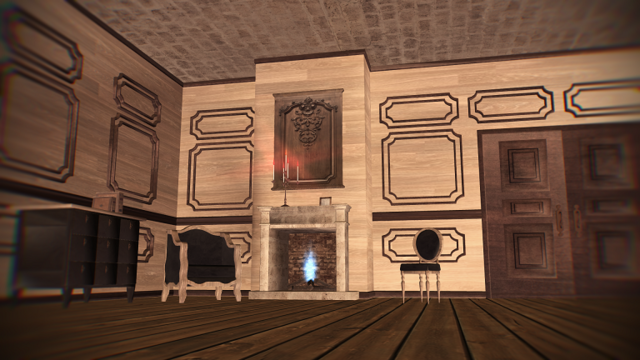 暖炉部屋