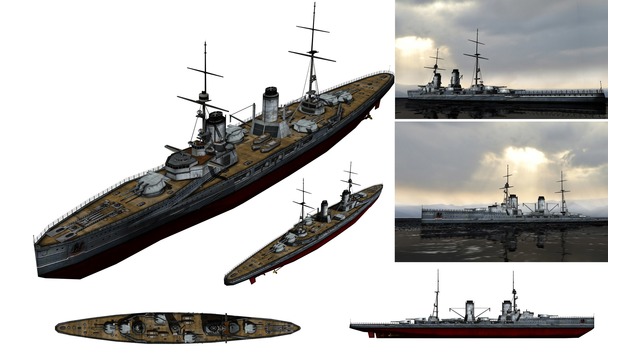 MMDモブ巡洋戦艦1910セット