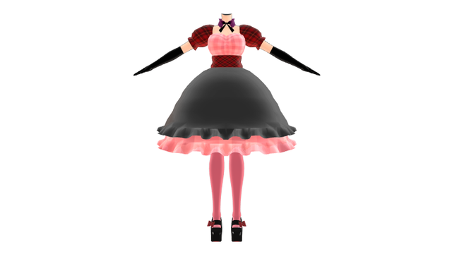 お着替え用エプロンワンピース