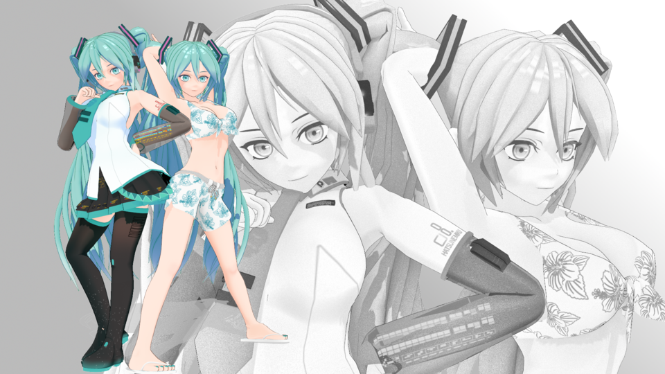 猫ナ式初音ミク(俺得低身長モデル)
