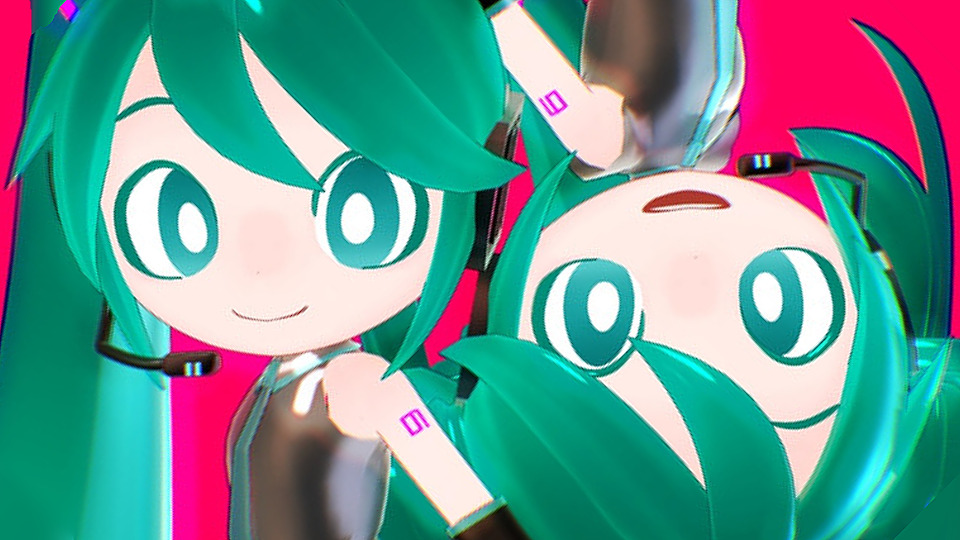 ４頭身ミク　MMDモデル