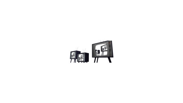 レトロ風テレビ