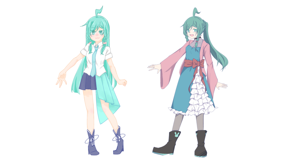 よぢょ立ち絵２種