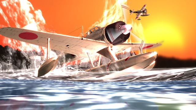 二式水上戦闘機(MMDモデル配布)