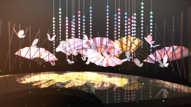 和風ステージ（桃）