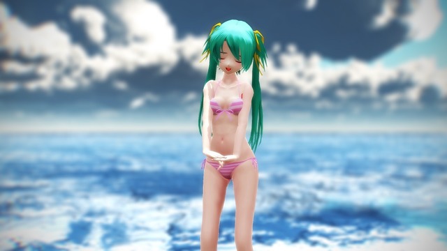 らぶ式ミクショートツイン水着ver1.1