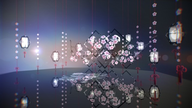 和風ステージ（墨）